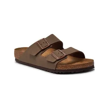 Dámské pantofle Birkenstock Nazouváky Arizona Birko-Flor nubuk 151181 Hnědá 44