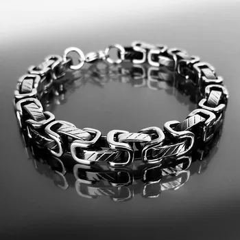 Náramek Pánský ocelový náramek královský vzor č. 1359