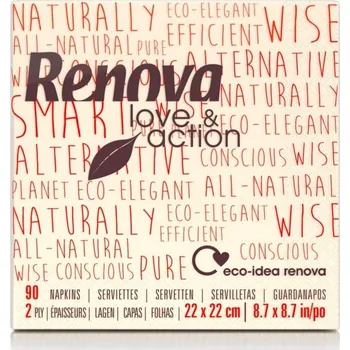 Papírový ubrousek Ubrousky 22 x 22 cm 90 ks papírové