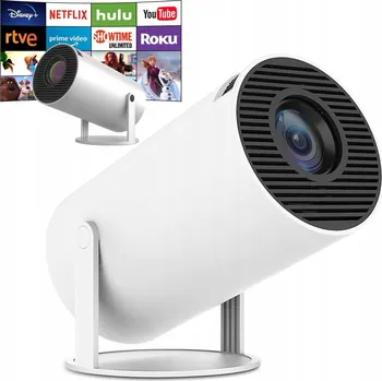 Projekční technika PŘENOSNÝ OTOČNÝ PROJEKTOR REPRODUKTOR ANDROID TV WIFI FULL HD