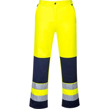 PORTWEST Kalhoty Seville Hi-Vis TX71 do pasu, reflexní POR-TX71YNRS S Žlutá/navy