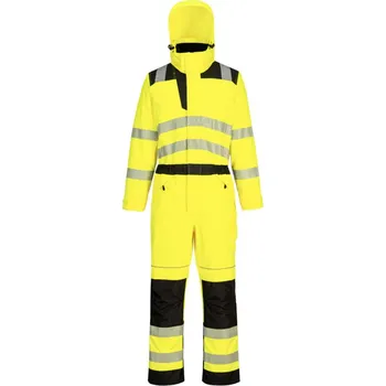 Pláštěnka PORTWEST Kombinéza do deště PW355, reflexní POR-PW355YBRXXL 2XL Žlutá/černá