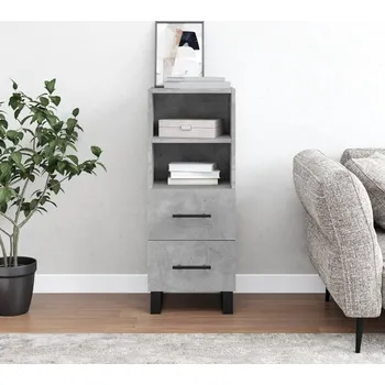 Příborník do zásuvky Nábytek XL Příborník betonově šedý 34,5 x 34 x 90 cm kompozitní dřevo 828696