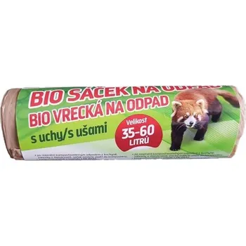 Pytle na odpadky Vipor - pytle s uchy 35 - 60 l, Bio, 10 ks