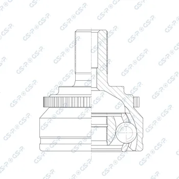 Hřídel nápravy Sada kloubů, hnací hřídel GSP 802538