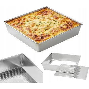 Plech na pečení PLECH NA PEČENÍ 28x24 CM FORMA S VYJÍMATELNÝM DNEM