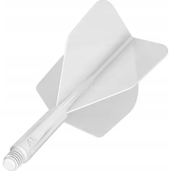 Příslušenství pro šipky Shafty Mission Force 90 Krátké Bílé No6 3 ks