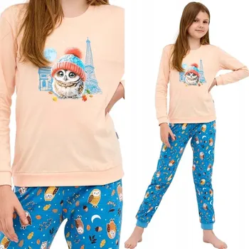 Dívčí pyžamo Cornette pyžamo oranžové velikost 152