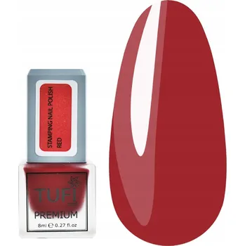 Lak na nehty TUFI profi PREMIUM lak na razítka Stamping červený 8 ml (0295881)
