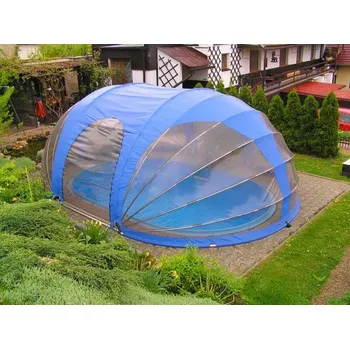 Plachta k zastřešení bazénu Azuro ovál 8,1 x 4,1 m bez konstrukce