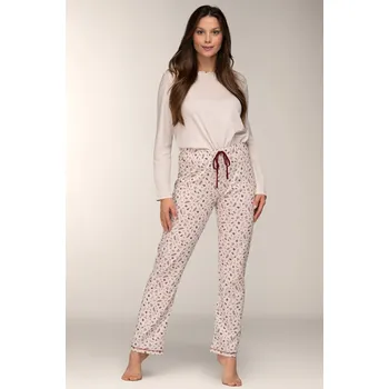 Dámské pyžamo Pyžamo Mademoiselle Sommeil CC0141/02 Winter Bloom délka/r S-XL moonbeam S