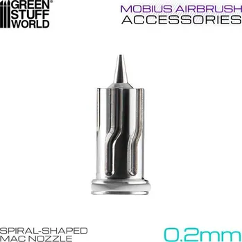 RC vybavení Airbrush tryska Gaahleri 0,2mm pro Mobius (1 ks)