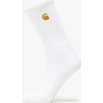 Pánské ponožky Ponožky Carhartt WIP Chase Socks White/ Gold Universal