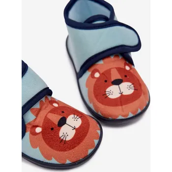 Chlapecká obuv Dětské bačkory na suchý zip – modré Katline Velikost: 27