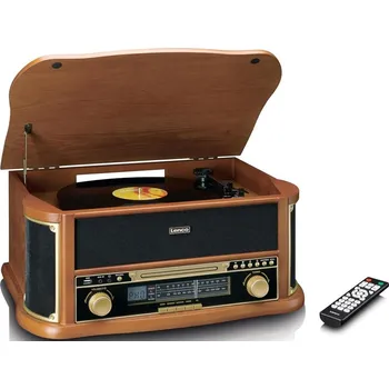 Gramofon Gramofon Lenco TCD-2551WD hnědý