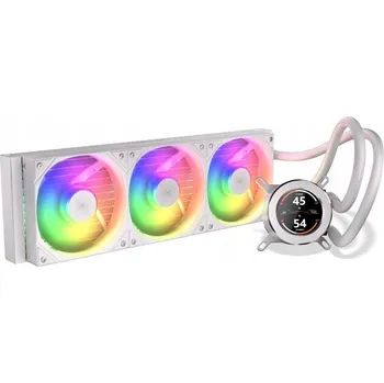 Vodní chlazení AIO vodní chlazení KRUX HydroGlance 360 ARGB LCD bílé, LCD displej