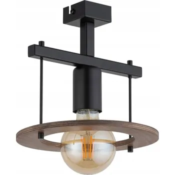 STROPNÍ SVÍTIDLO SIGMA COFFEE 32486 ČERNÉ / DŘEVO