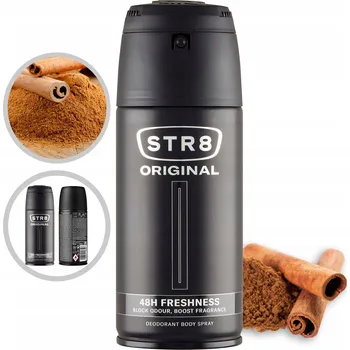 STR8 ORIGINAL DEODORANT VE SPREJI 48H ÚČINNÁ OCHRANA INTENZIVNÍ 150 ML