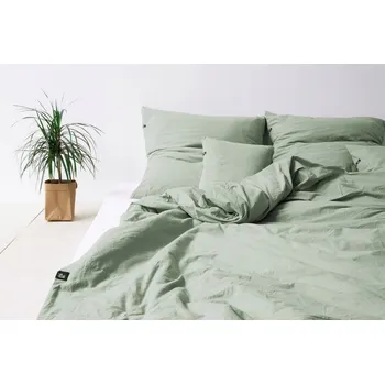 Povlečení Silné silné bavlna Povlečení 140x200 + 1x70x80 šalvějově Zeleň HOP DESIGN