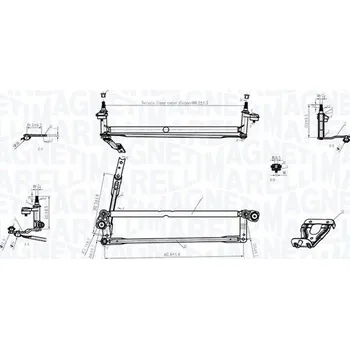Tyčoví stěračů MAGNETI MARELLI 085570177010