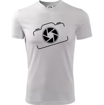 Zrcadlovka obrys - Dětské triko sportovní (dresovina) - 158 cm/12 let ( Bílá )