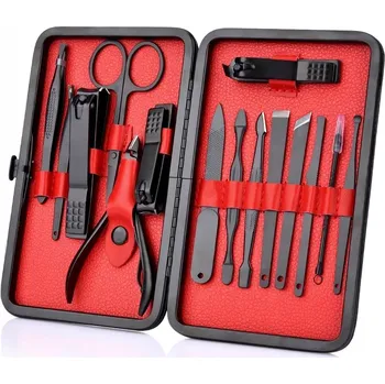 Sada 16 Dílů pro Manikúru a Pedikúru - Kleštičky a Štípačky na Nehty