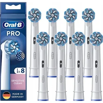 Elektrický zubní kartáček Náhradní Hlavice pro kartáčky Oral-B Sensitive Clean 8 kusů