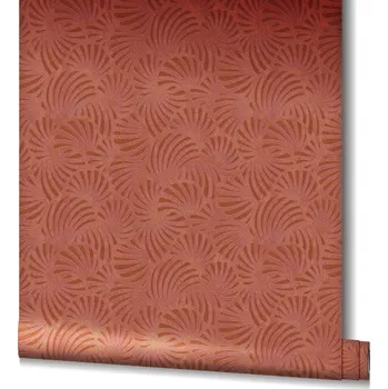 Tapeta ČERVENÁ VINYLOVÁ TAPETA NA VLIESU LESKLÁ SILNÁ TAPETA