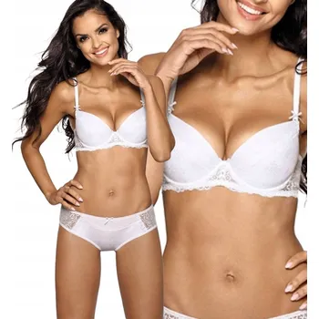 Dámské spodní prádlo Push-up podprsenka Iliana Mat bílá 65H