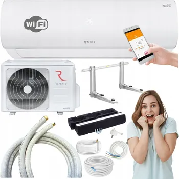 Klimatizace Klimatizace Rotenso Ukura bílá 3,5 kW WiFi dálkové ovládání chlazení topení
