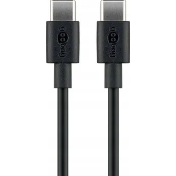 Datový kabel Goobay 51243 USB kabel 2 m USB 2.0 USB C Černý