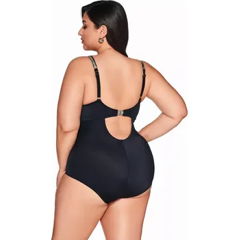 Dámské plavky JEDNODÍLNÉ PLAVKY SKJ 63 ČERNÉ černá 80G