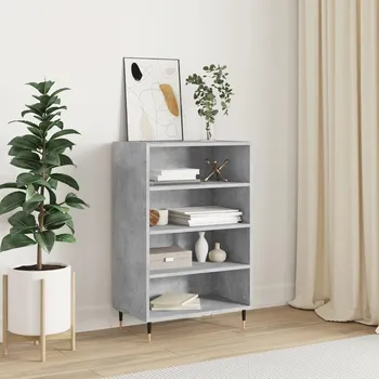 Příborník do zásuvky Nábytek XL Skříň highboard betonově šedá 57 x 35 x 90 cm kompozitní dřevo 827224