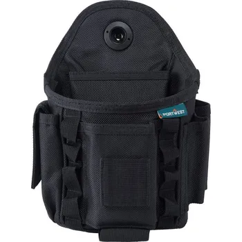 Nákupní taška PORTWEST Kapsa B922 na kalhoty s klipem POR-B922BKR Černá