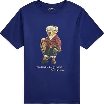 Pánská móda Bavlněné tričko Polo Ralph Lauren 323981260001 modrá 57X, vel. 163-174