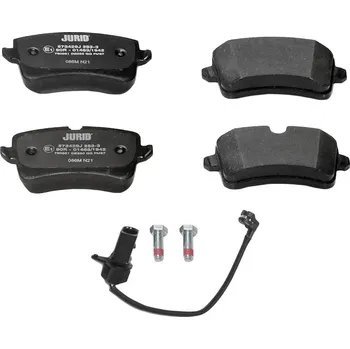 Brzdová destička Sada brzdových destiček, kotoučová brzda JURID 573428J