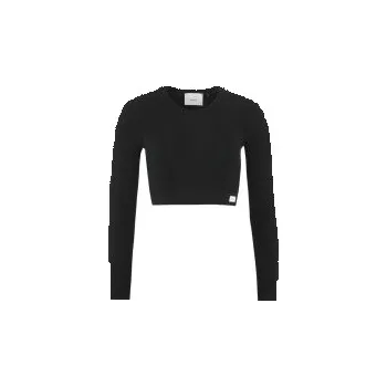 CRAFT Collective Rib Cropped LS W černá 1916014-999000 M/L; Černá triko + DÁREK DLE VÝBĚRU!