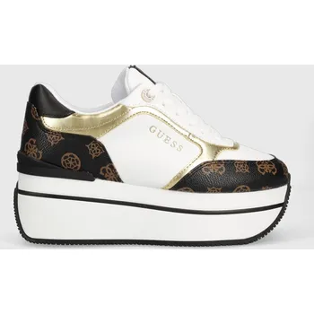 Dámská móda Tenisky Guess FL7CMR FAL12 FL7CMR.FAL12.WHIBR bílá 00X, EUR 39