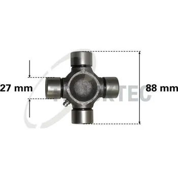 Hřídel nápravy Kloub, kloubový hřídel TRUCKTEC AUTOMOTIVE 02.34.044