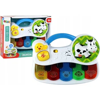 Malé Pianko pro Batole Zvířátka Světla Zvuky