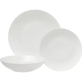 Talíř Jídelní sada White Basics Dinnerware 12 dílů - Maxwell&Williams (White Basics Dinnerware 12 dílná jídelní sada - Maxwell&Williams)