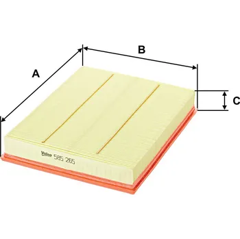 Vzduchový filtr Vzduchový filtr VALEO 585265