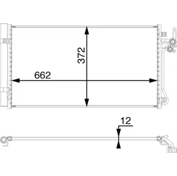 Výparník klimatizace Kondenzátor, klimatizace MAHLE AC 65 000P