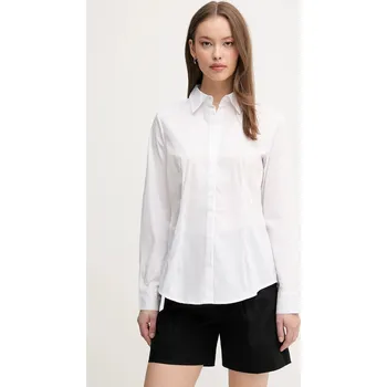 Pánská košile Košile United Colors of Benetton 54KXDQ03B bílá 00X, vel. XL