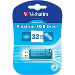 32GB Verbatim Store'n'Go PinStripe, USB flash disk, 2.0, 49057, modrá