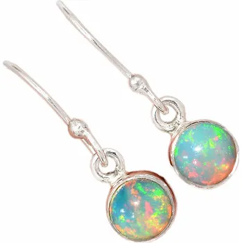 Náušnice Opál etiopský náušnice stříbro Ag 925 E557 0,5 cm, 1,6 g