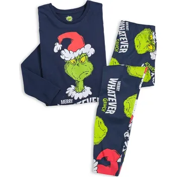 Chlapecké pyžamo Dětské pyžamo Grinch tmavě modré 134-140