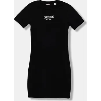 Dívčí oblečení Dívčí šaty Guess J5YK11.KBZP4.9BYA černá 99X, vel. 122-125