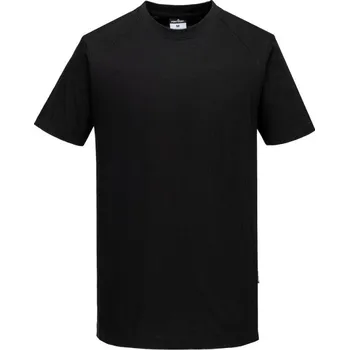 pracovní tričko PORTWEST Tričko CD811, krátký rukáv POR-CD811BKRL L Černá