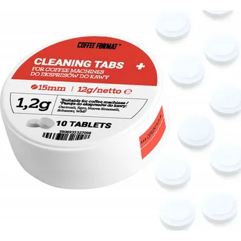 Příslušenství pro přípravu kávy Coffee Format Čisticí tablety + 10x1,2g Tablety pro čištění kávovarů